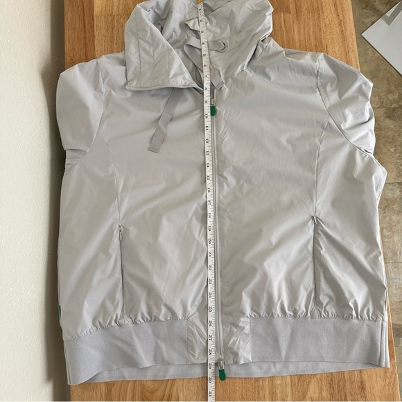 Save The Duck Women’s Grey Breathable Recycled Shell Rain Jacket Size 1X - Picture 12 of 12